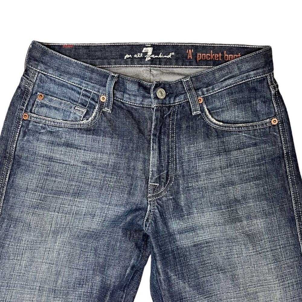 7 For All Mankind “A” Pocket Boot Jeans - Picture 3 of 8